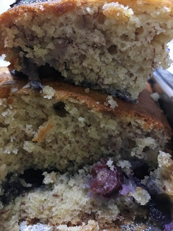 banana blueberry cake recipe from scratch