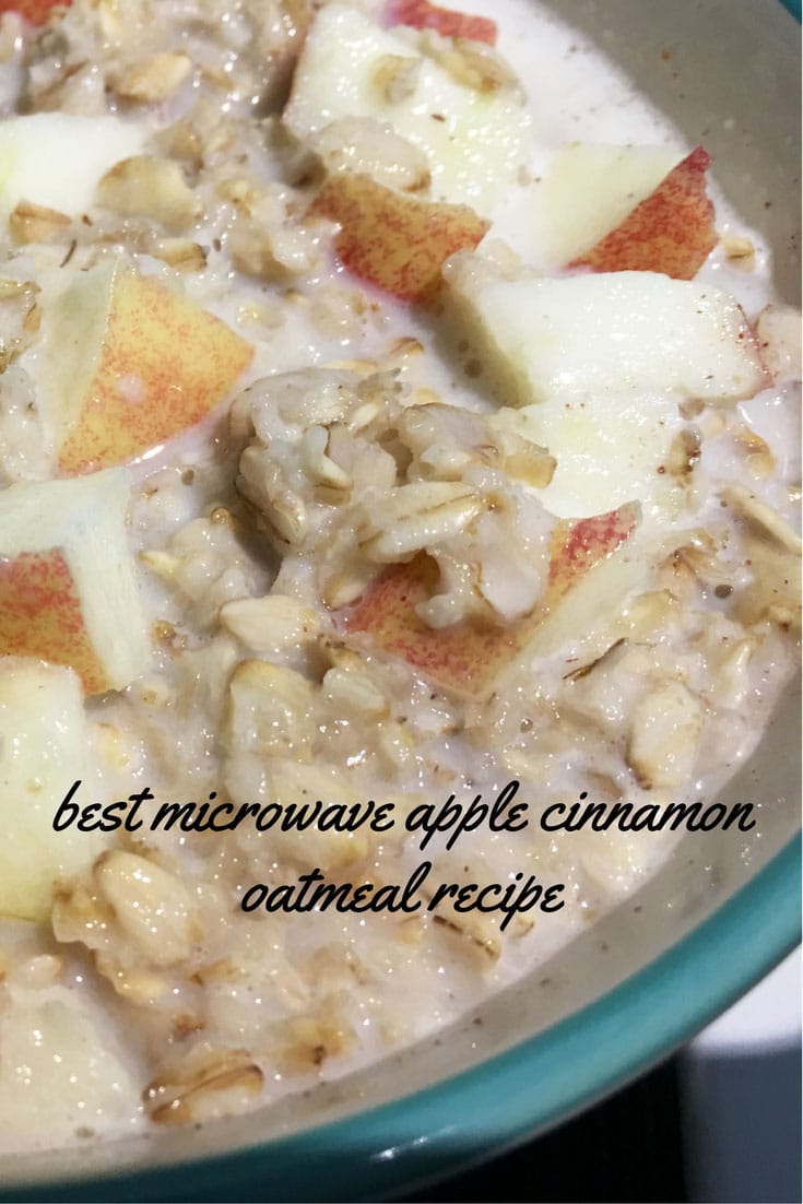 omemade cinnamon apple oatmeal recipe