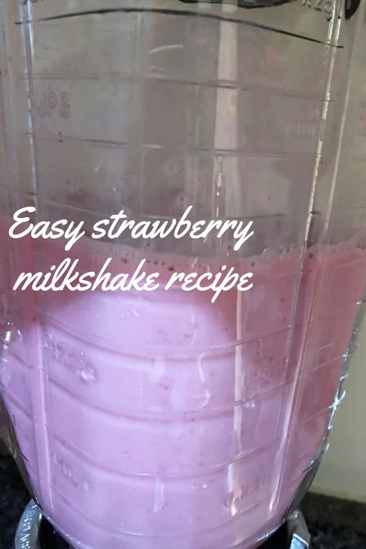 simple strawberry milkshake recipe