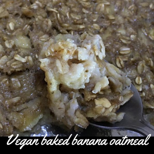 Vegan baked oatmeal recipe clean eating breakfast