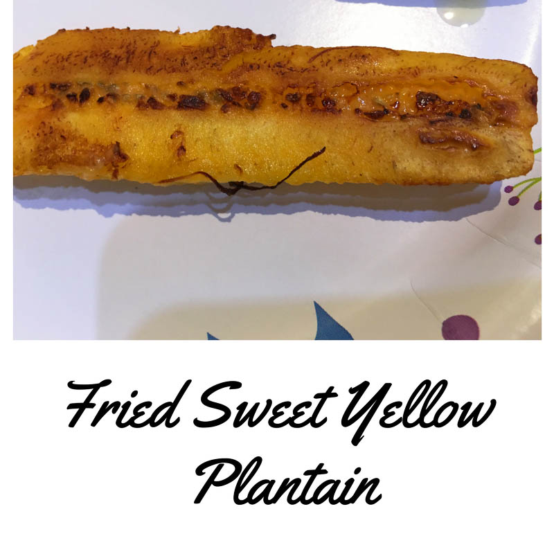 caramelized pan fried ripe plantains