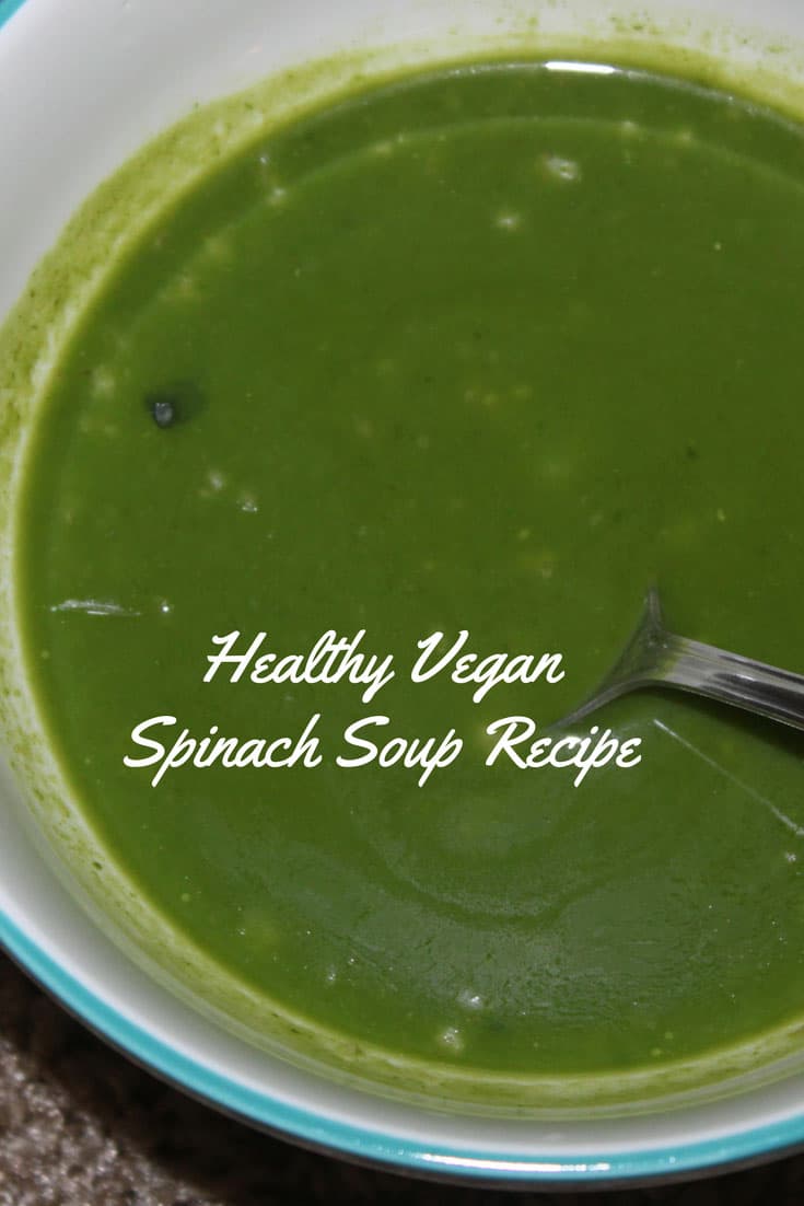 easy vegan spinach soup recipe healthy