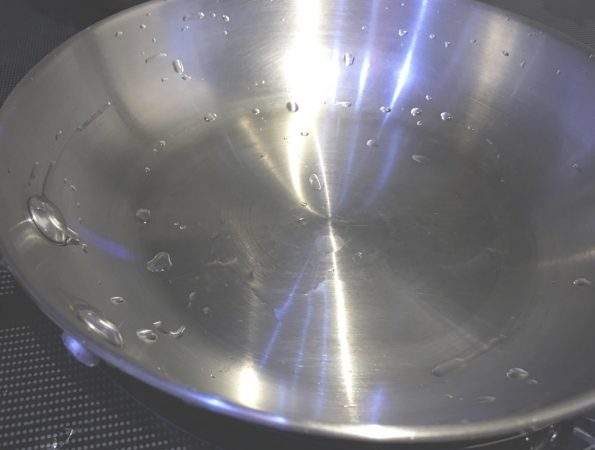 how to remove sticky oil residue from pans easily
