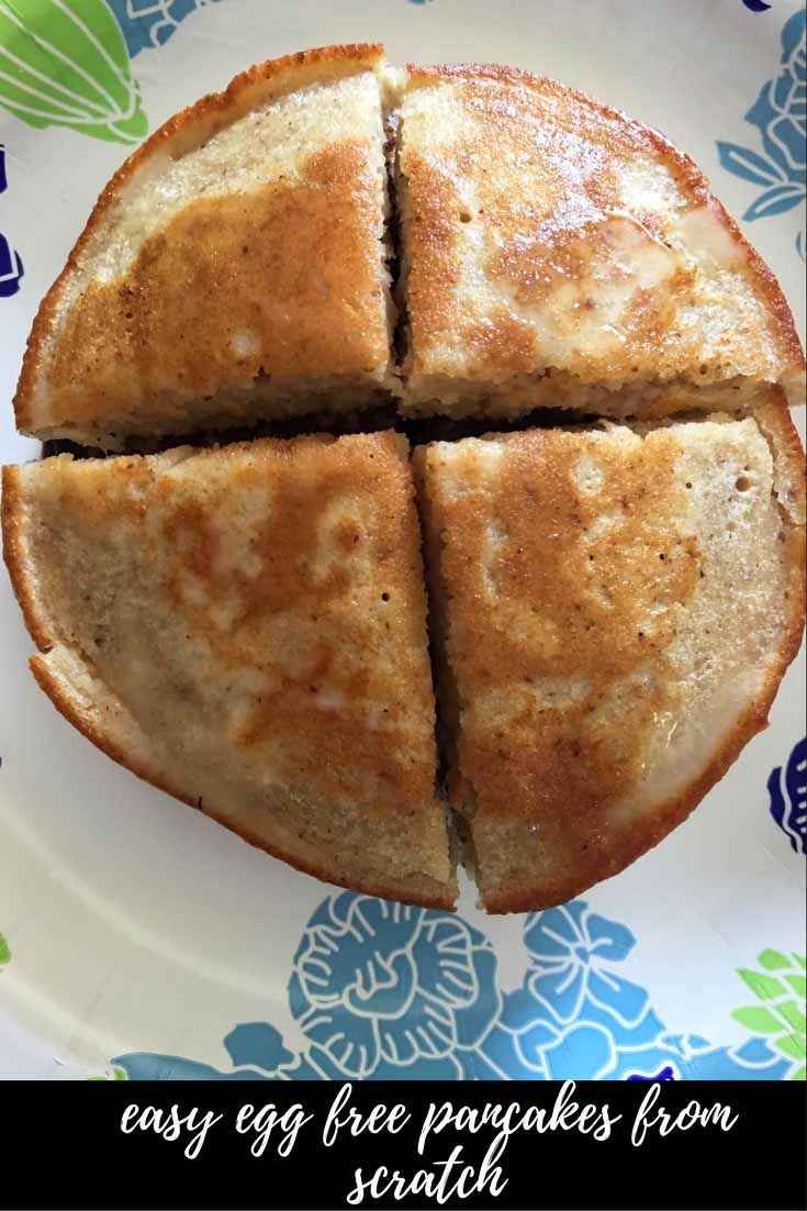 easy egg free pancake recipe homemade