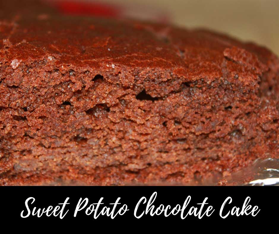 Sweet Potato Chocolate Cake with Chocolate Frosting (vegan, oil-free)