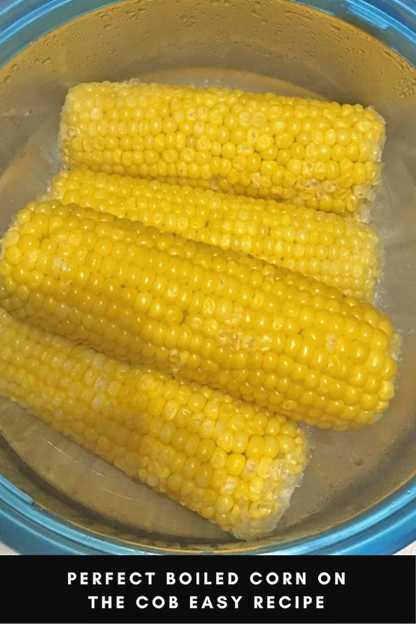 perfect boiled corn on the cob recipe