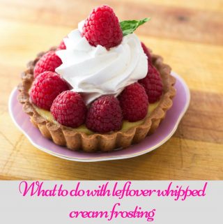 what to do with leftover whipped cream
