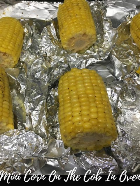 Mini Corn On The Cob In Oven