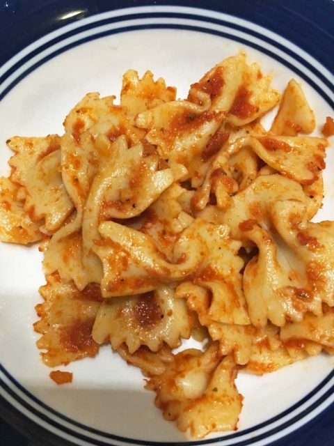 bow tie pasta recipe without cheese