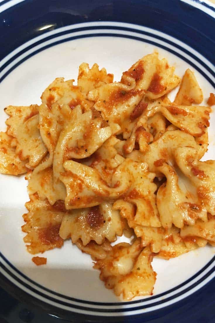 bow tie pasta recipe without cheese