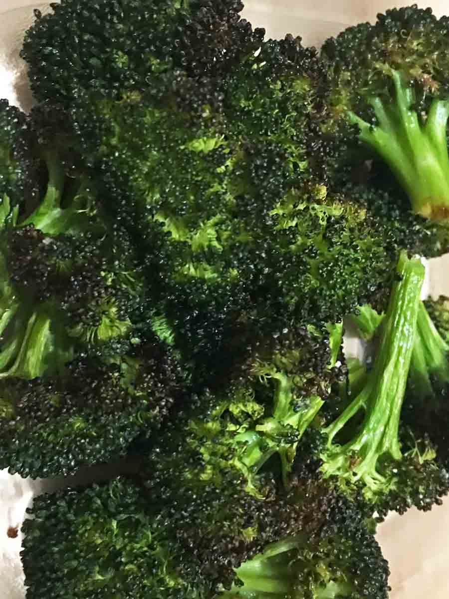 broccoli florets roasted