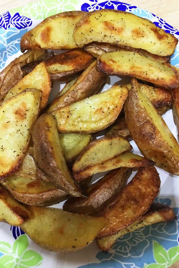 oven roasted potato wedges recipe