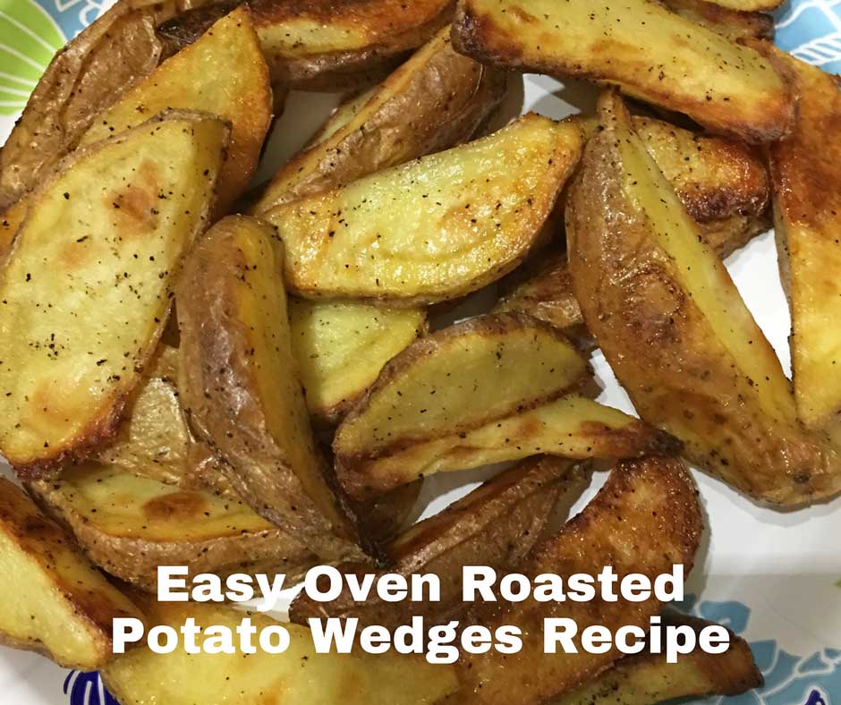 oven roasted potato wedges recipe