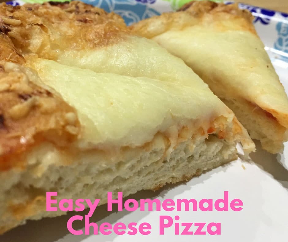thick crust cheese pizza recipe