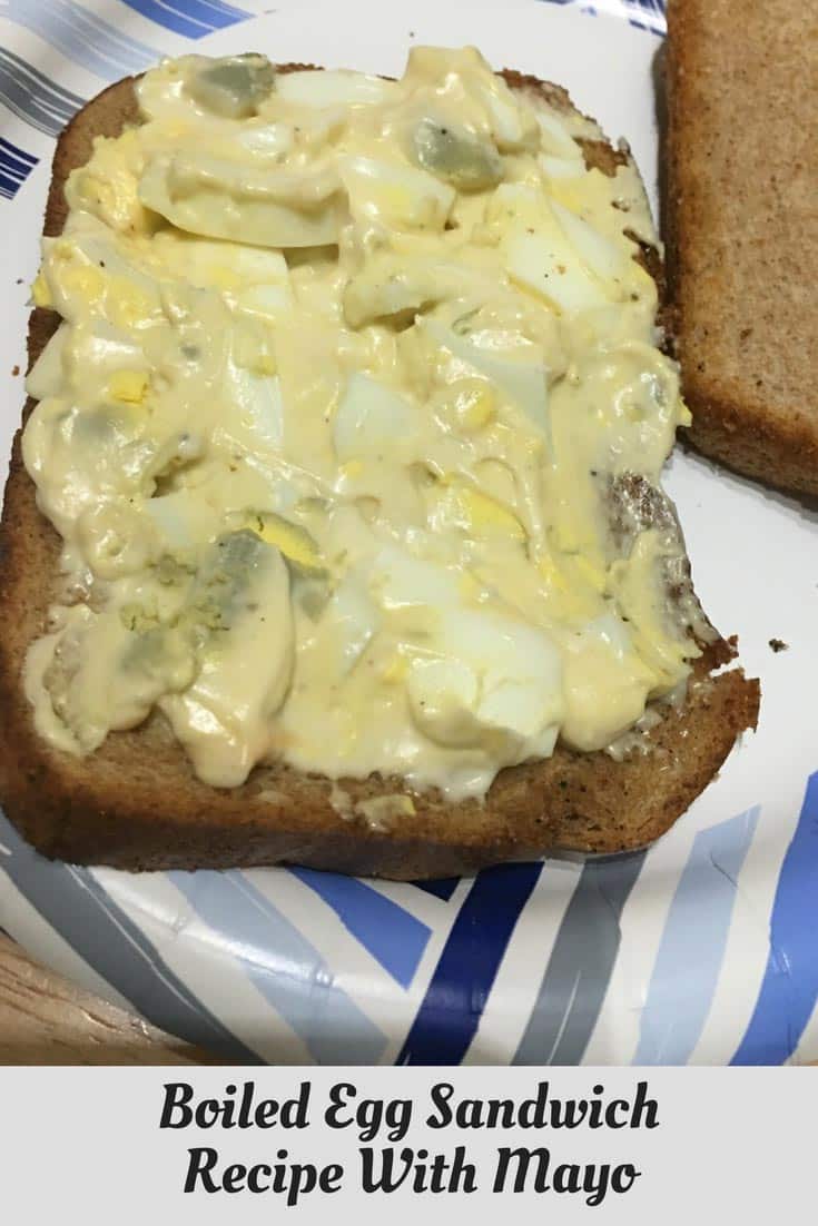 easy hard boiled egg sandwich recipe