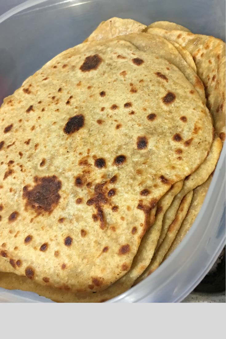 Squash Flatbread Using Mashed Acorn Squash (Squash Tortilla)