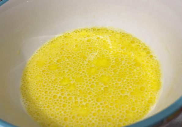 egg yolk mixture
