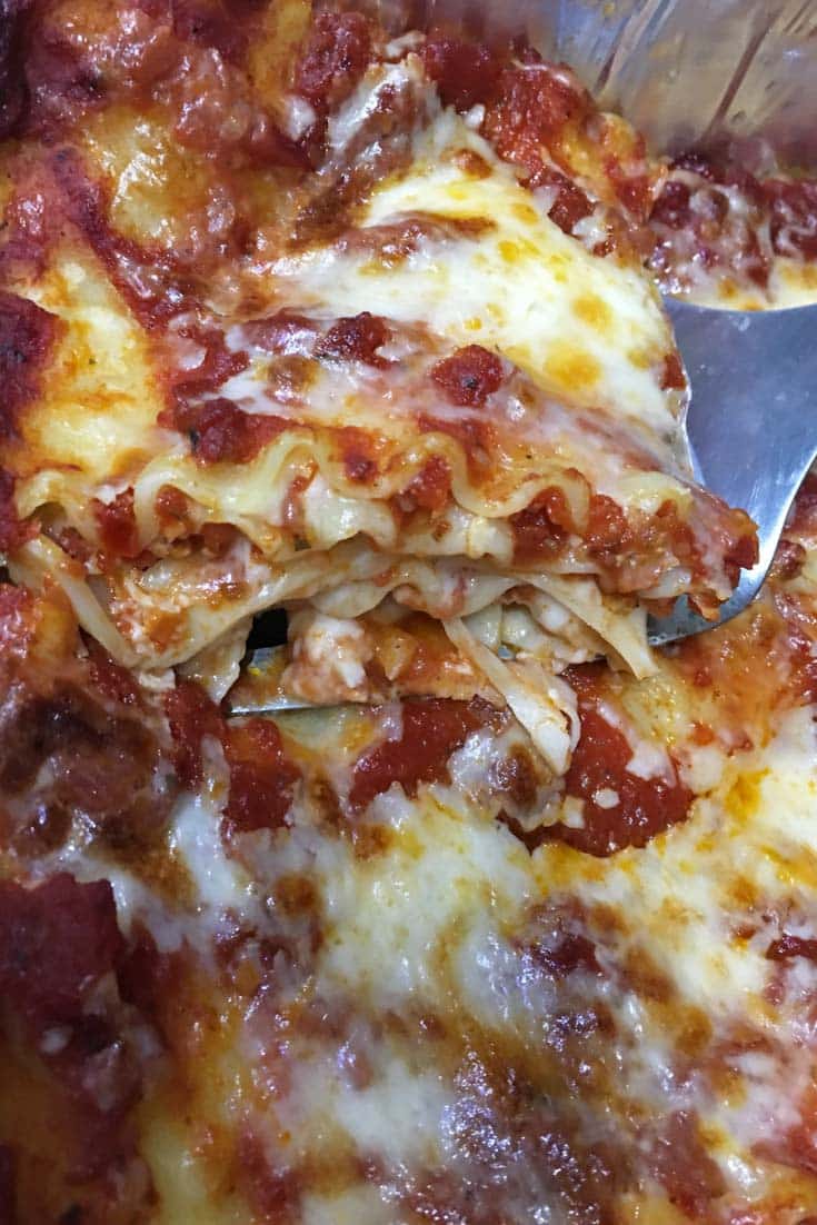 lasagna recipe without ricotta cheese