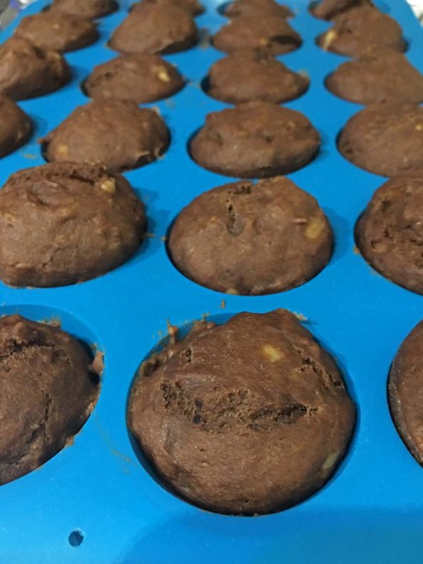 chocolate banana mini muffins recipe