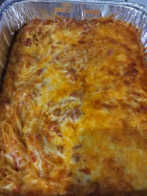 baked spaghetti recipe without boiling first