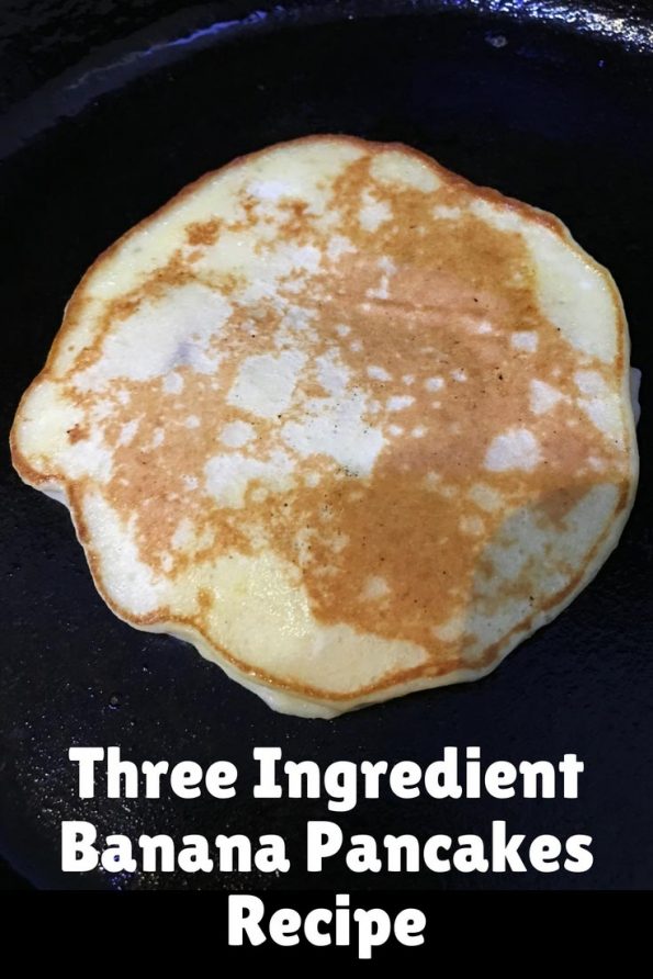 3 ingredient banana pancakes recipe