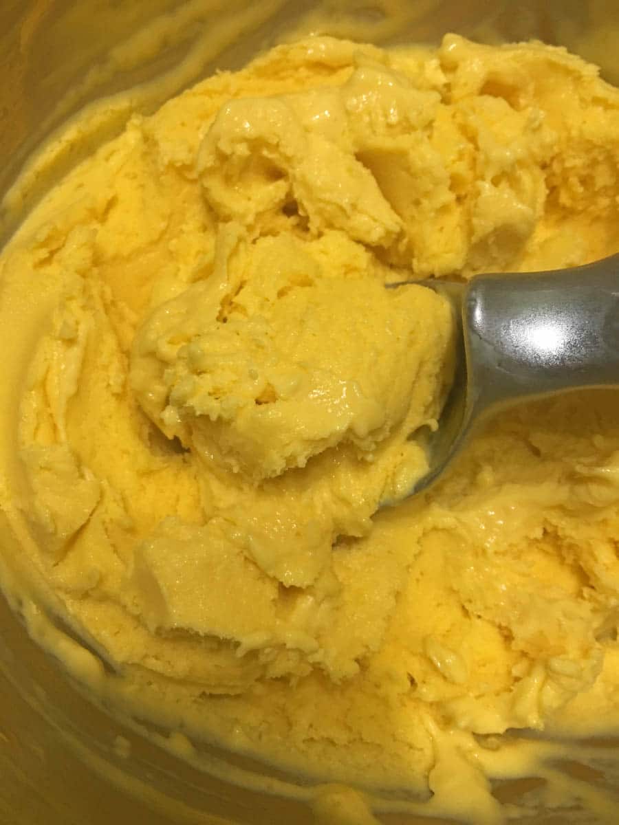 homemade mango ice cream recipe without whipped cream