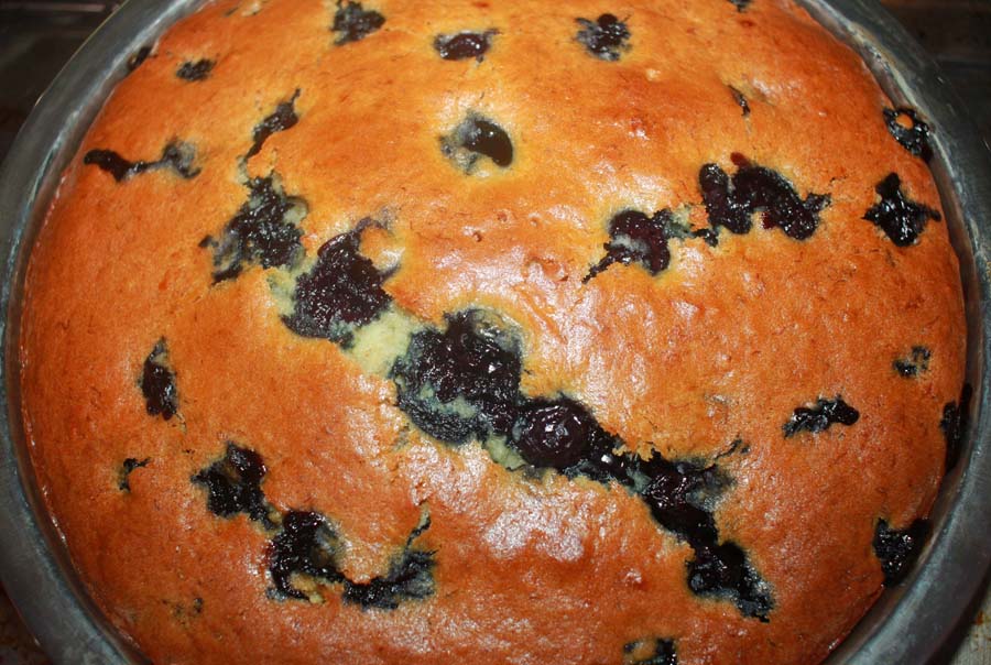 blueberry banana cake recipe from scratch