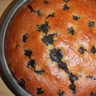 blueberry banana cake recipe without eggs