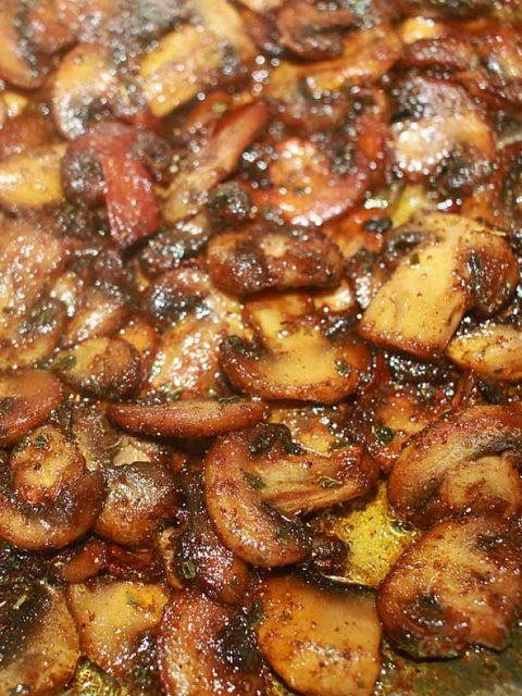 garlic butter mushrooms recipe using button mushrooms