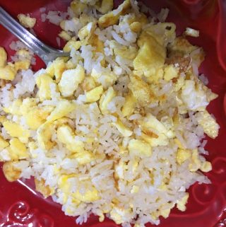 simple egg fried rice recipe without soy sauce