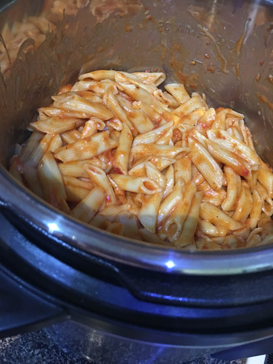 instant pot penne pasta one pot recipe easy