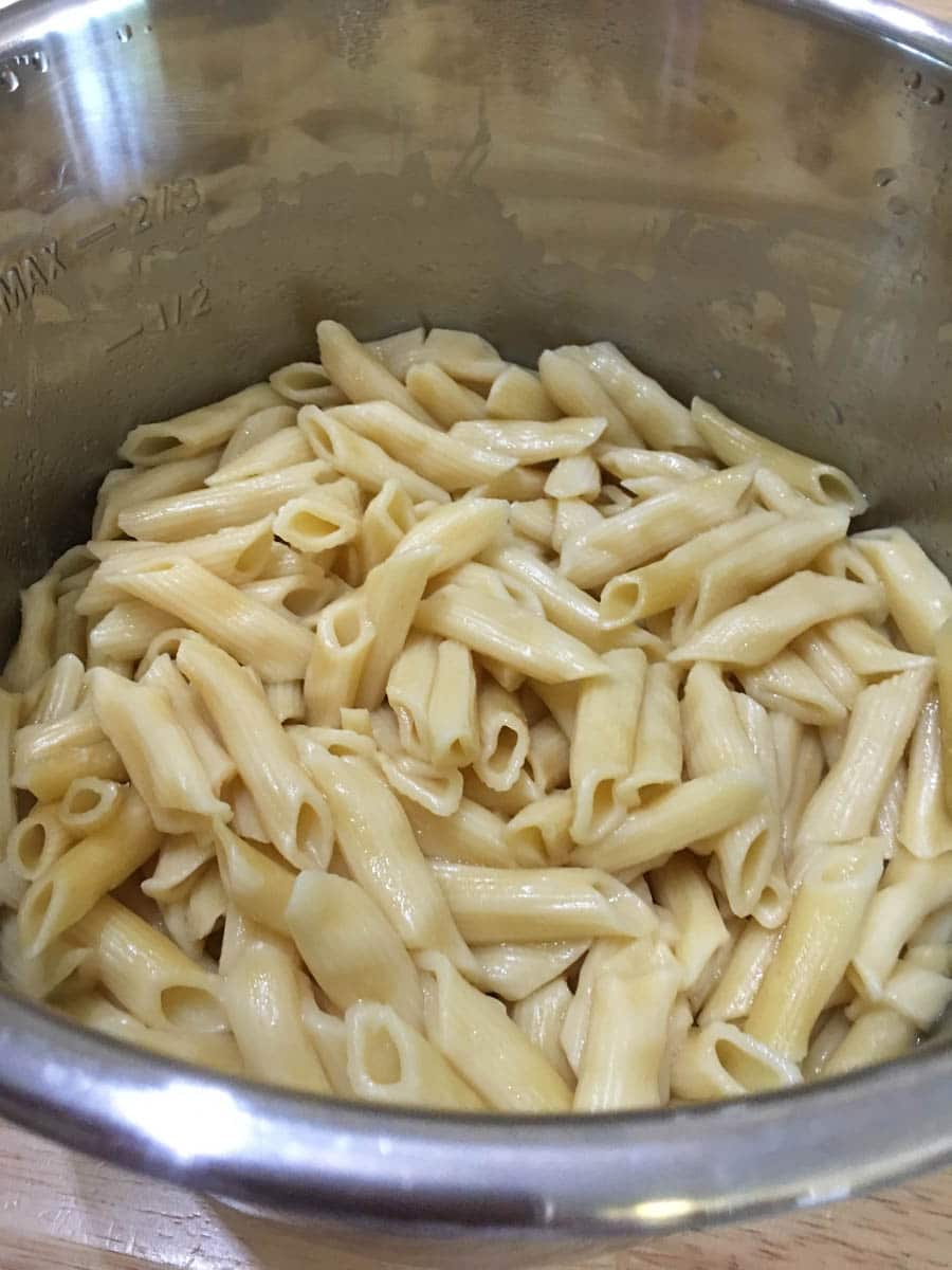 plain pasta in instant pot