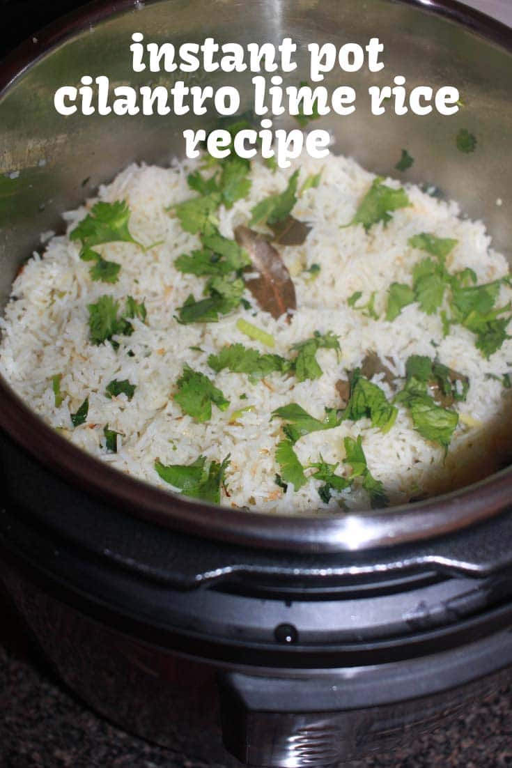 instant pot cilantro lime rice mexican