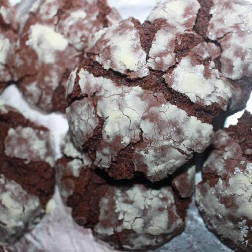 best chocolate crinkle cookies for christmas
