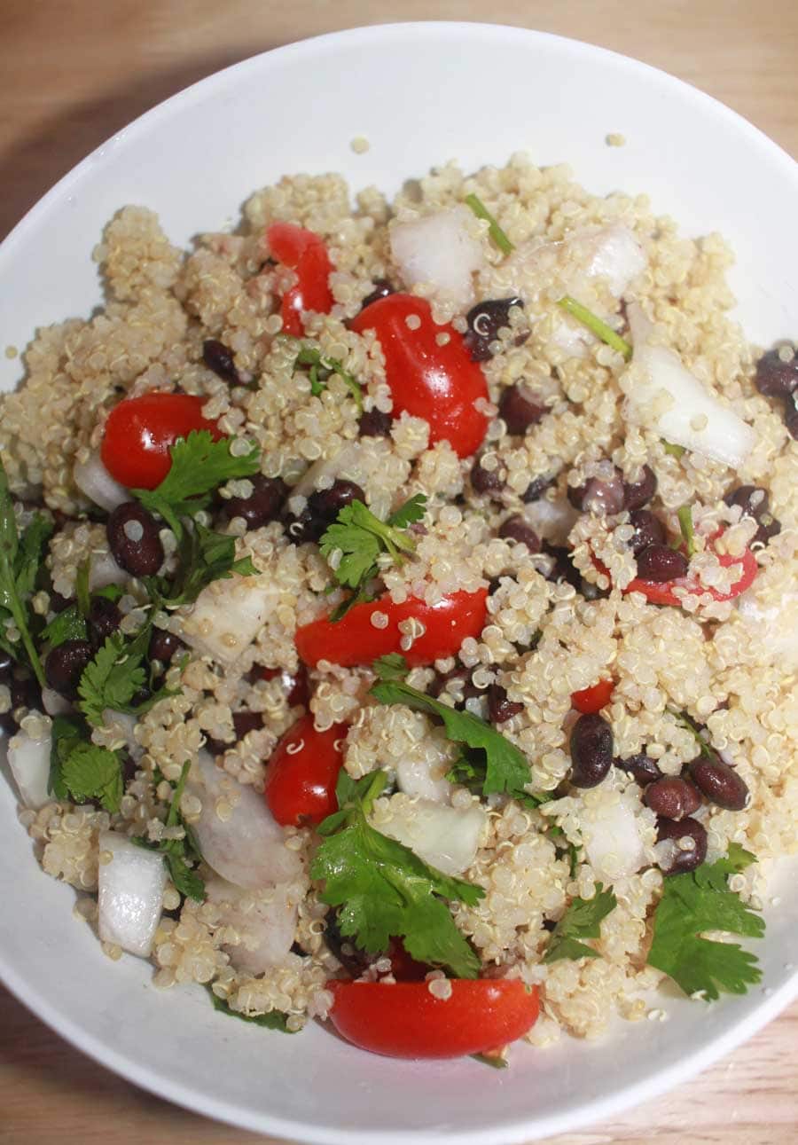 quinoa black bean salad recipe simple
