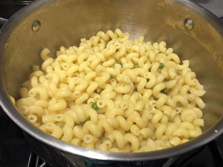 how to make cellentani pasta with peas