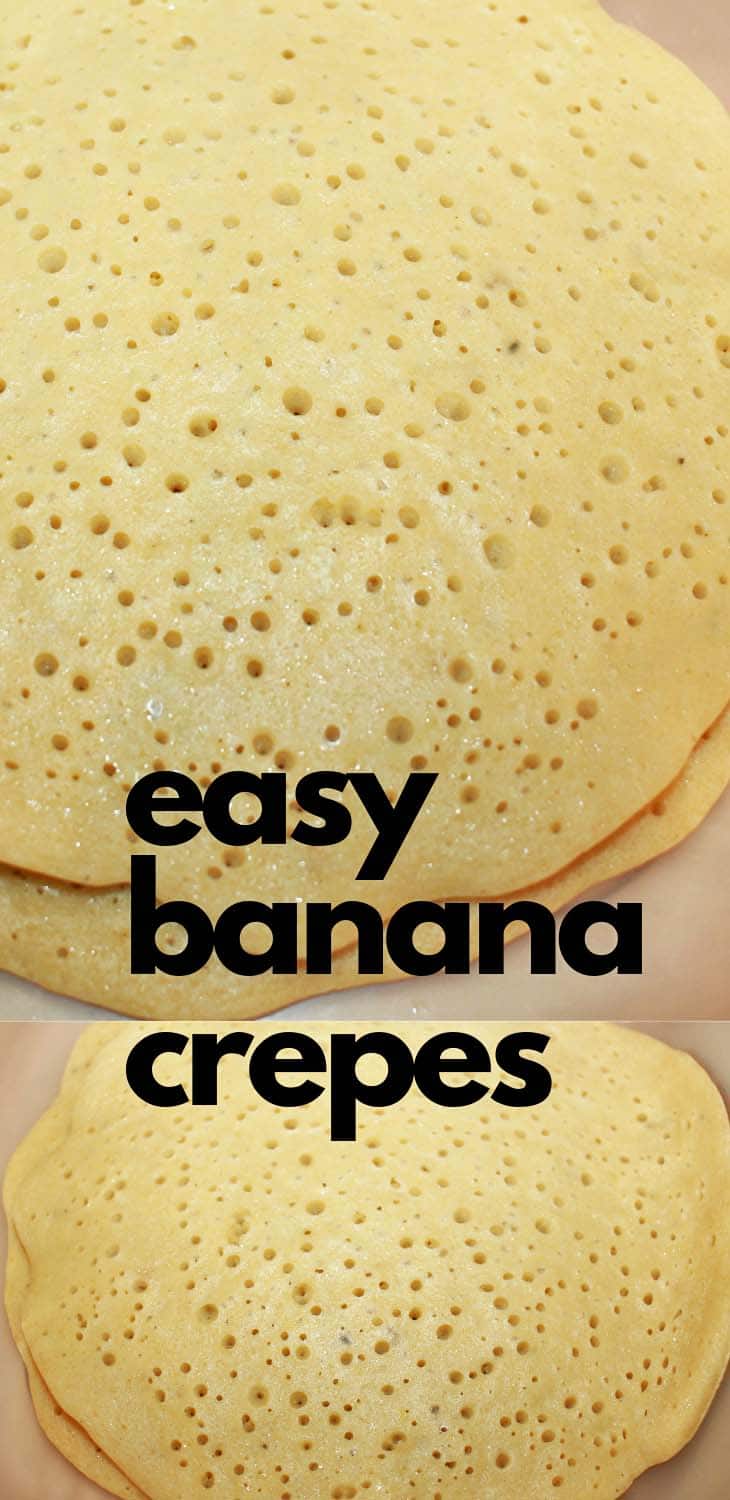 banana crepes recipe with baking powder