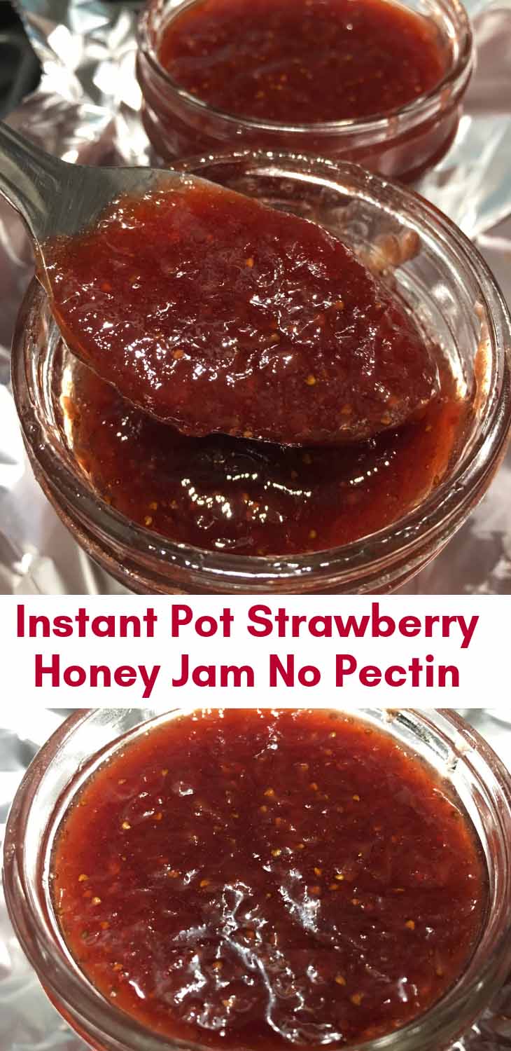 instant pot strawberry honey jam