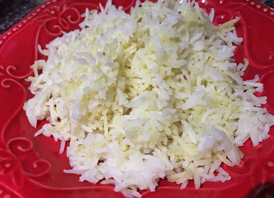 seasoned white rice