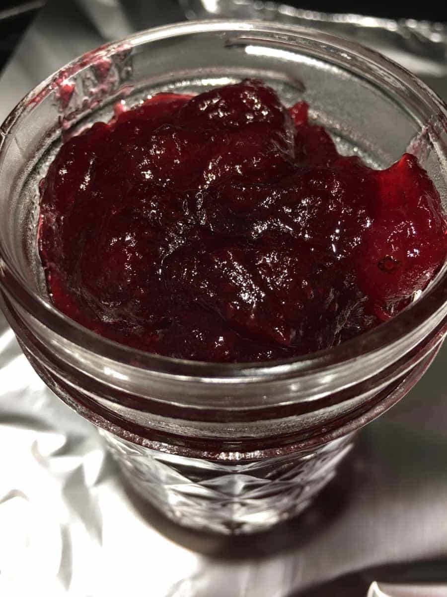 cranberry sauce jarred