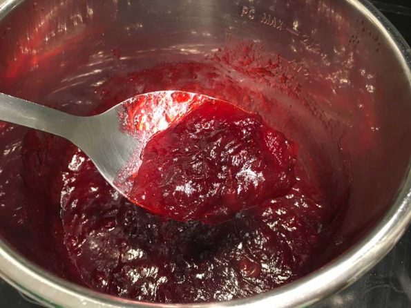 perfect instant pot cranberry sauce