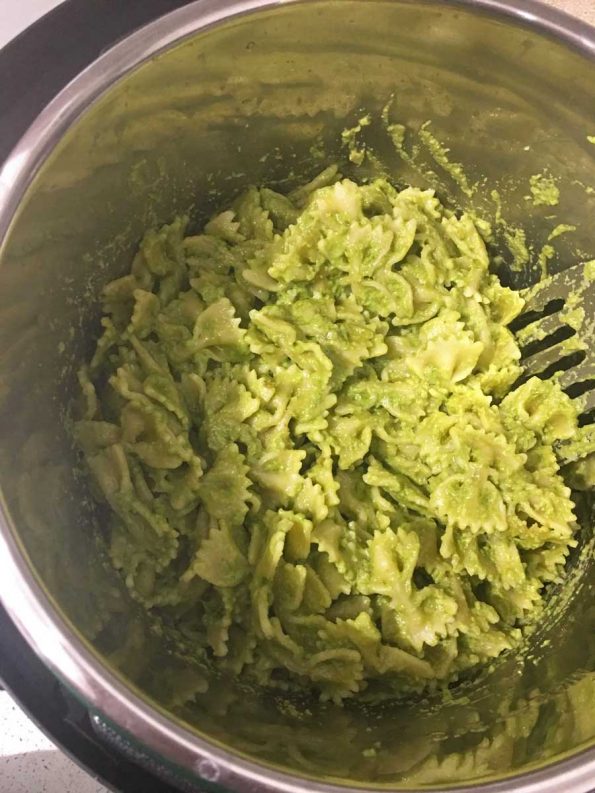 spinach pesto pasta instant pot recipe