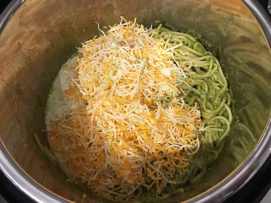 preparing noodles instant pot