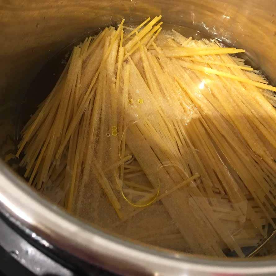 spaghetti noodles in instant pot