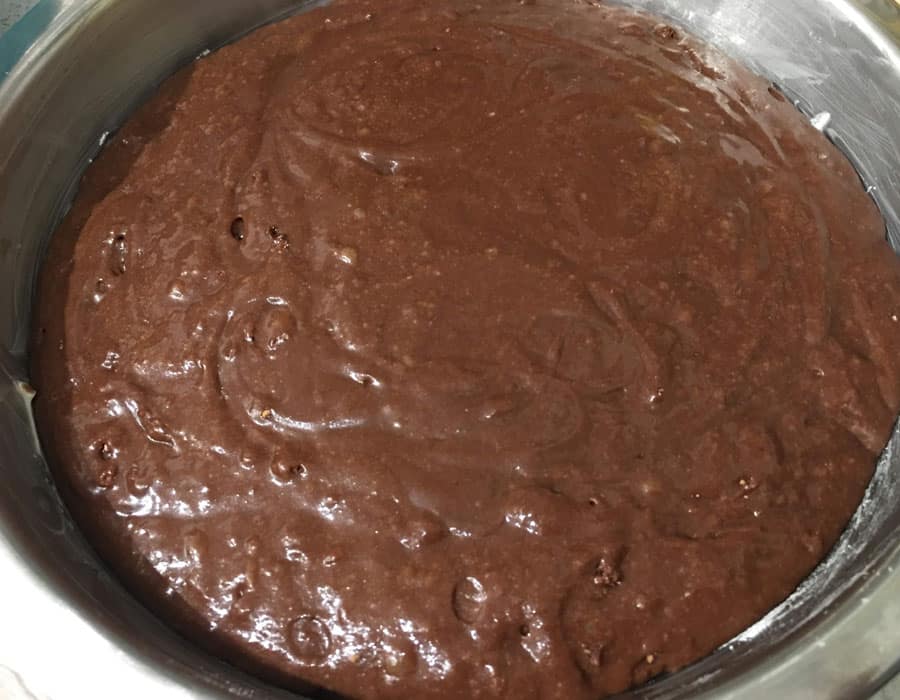 chocolate cake batter