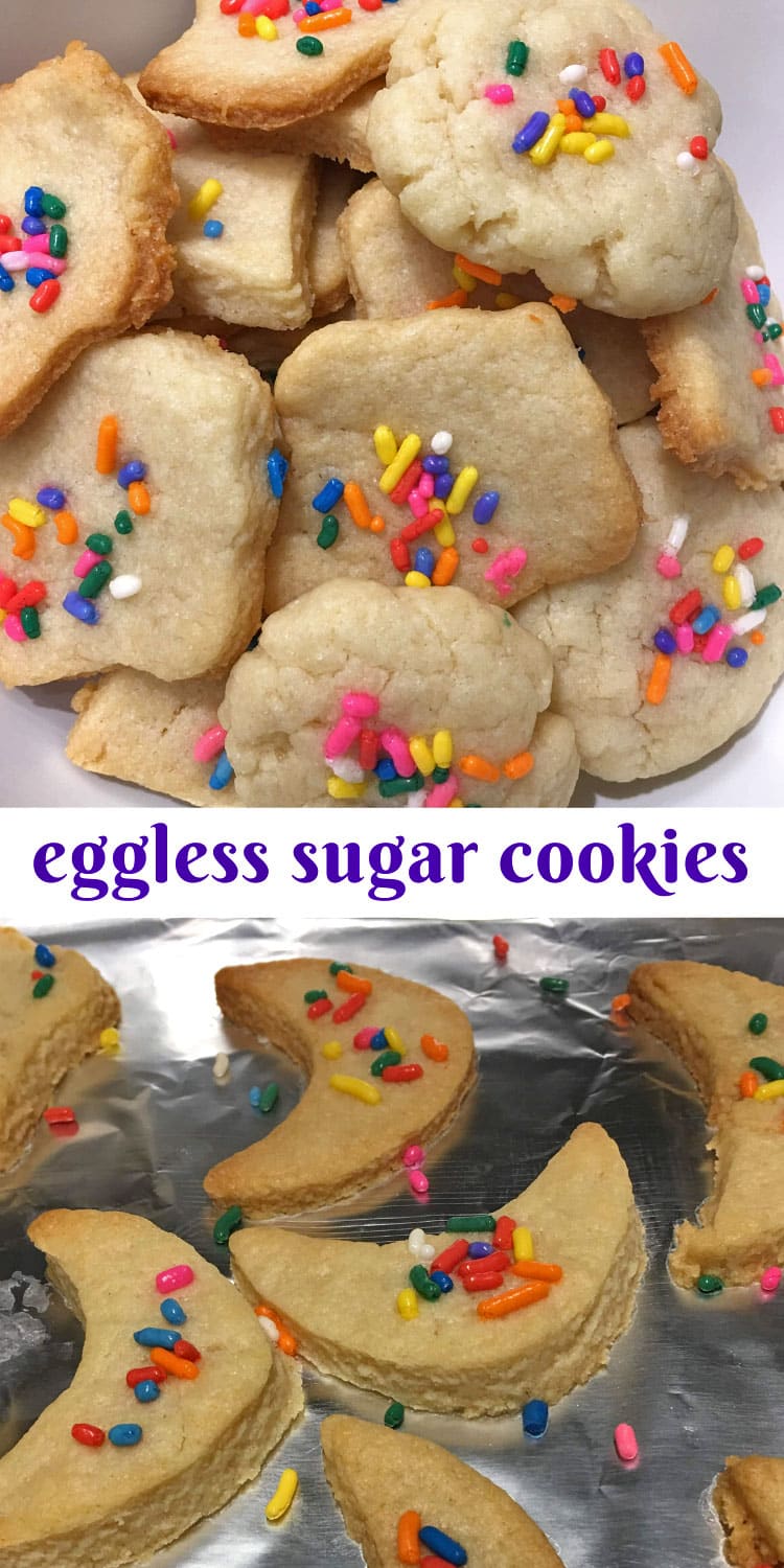 eggless sugar cookies