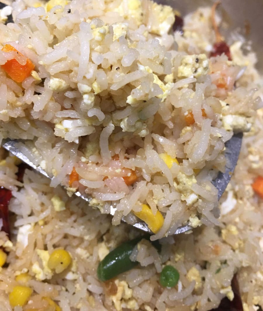 how to make egg fried rice