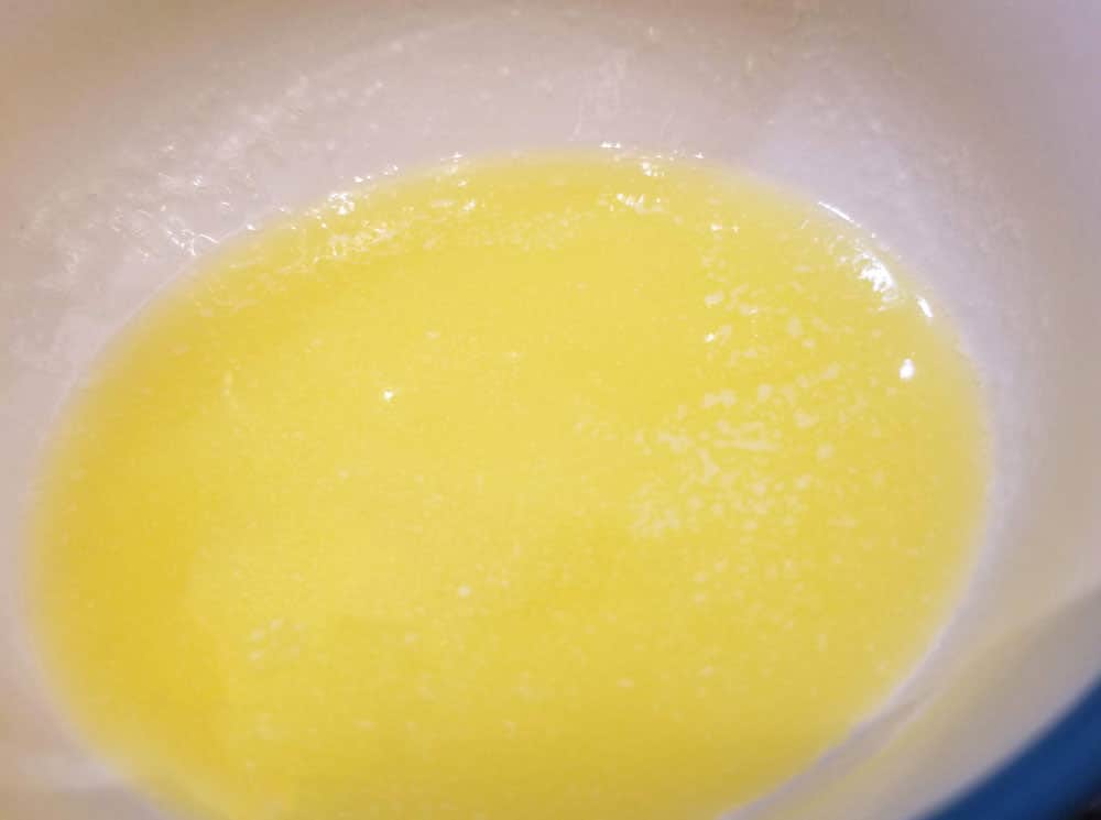 butter sugar mixture