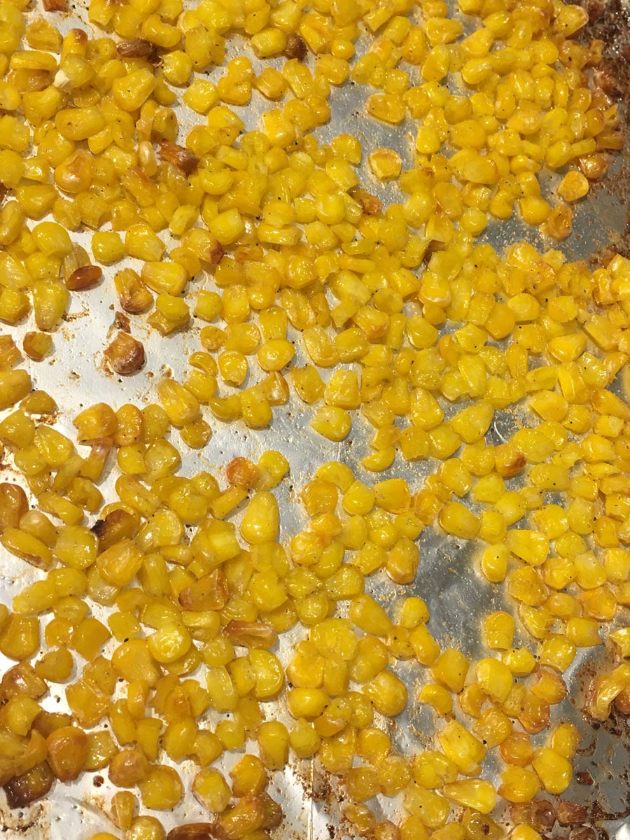 roasted buttered frozen corn