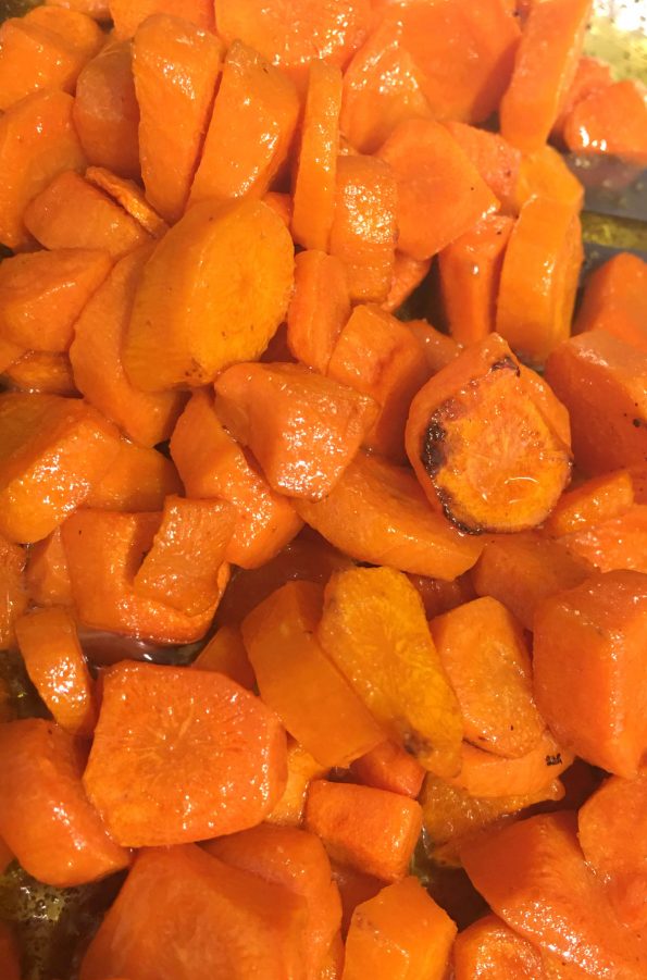 sauteed carrots sliced